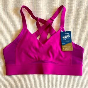 NWT Brooks Drive Interlace Run Bra